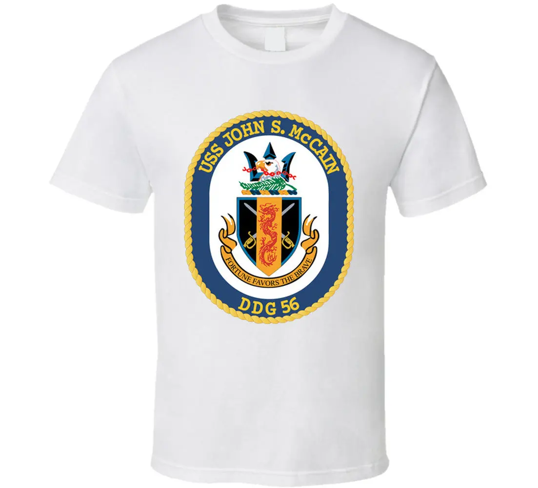 Navy - Uss John S. Mccain (Ddg-56) Wo Txt T-Shirts - Classic 3