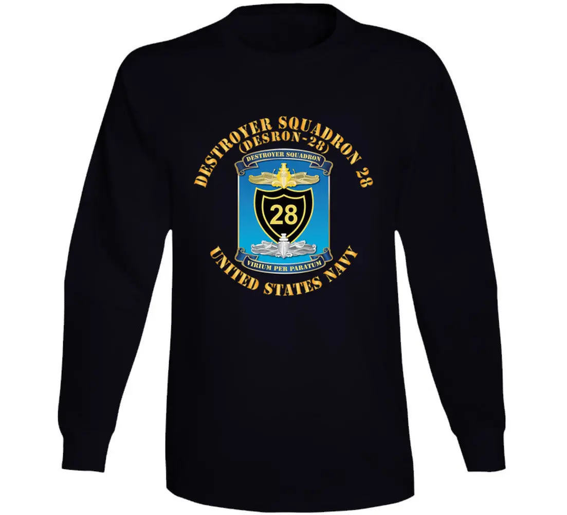Navy - Destroyer Squadron 28 (Desron-28) X 300 - Long Sleeve 1