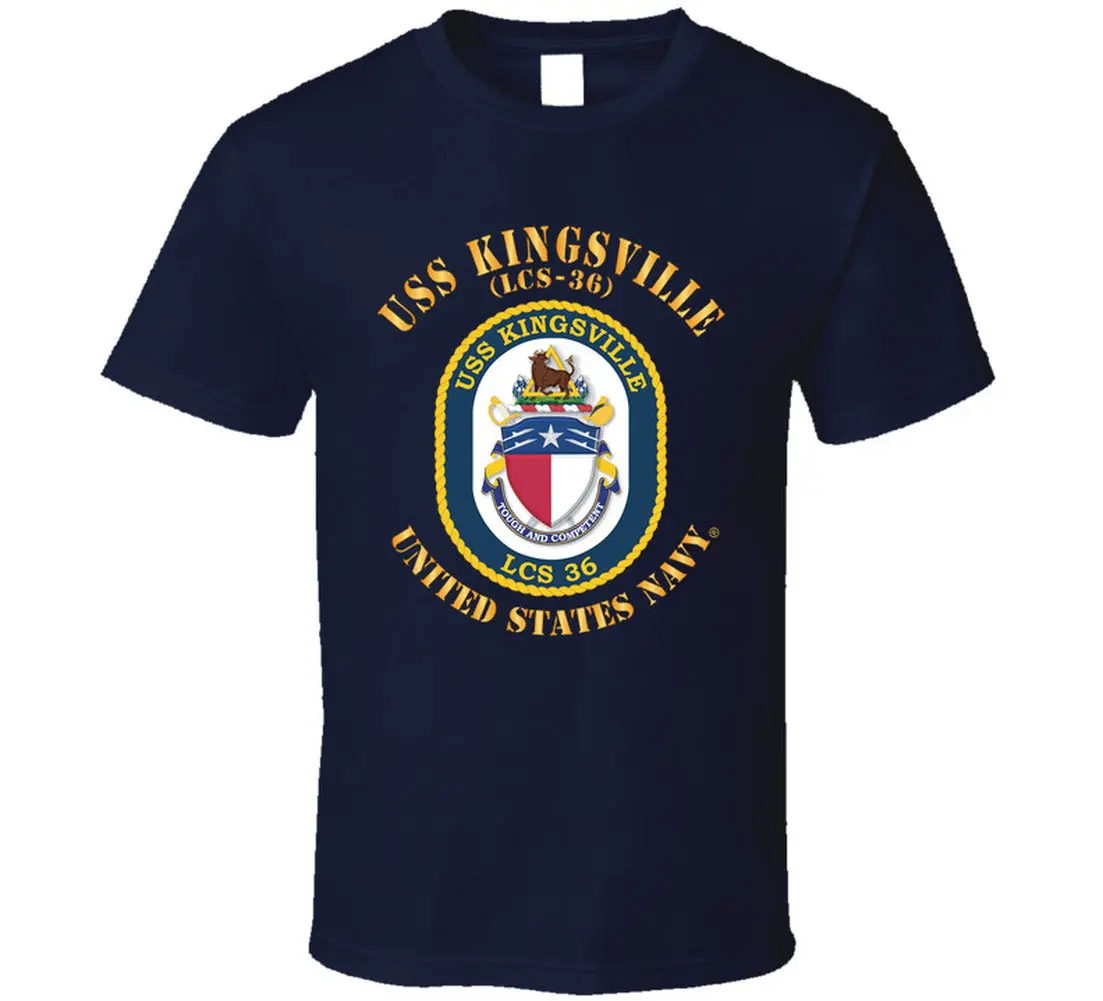 Navy - Uss Kingsville (Lcs-36) - T Shirt - Classic 4