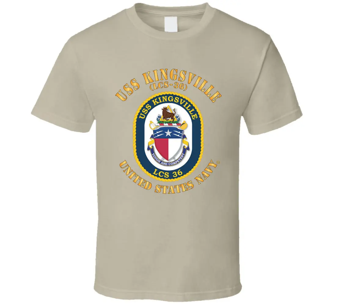 Navy - Uss Kingsville (Lcs-36) - T Shirt - Classic 6