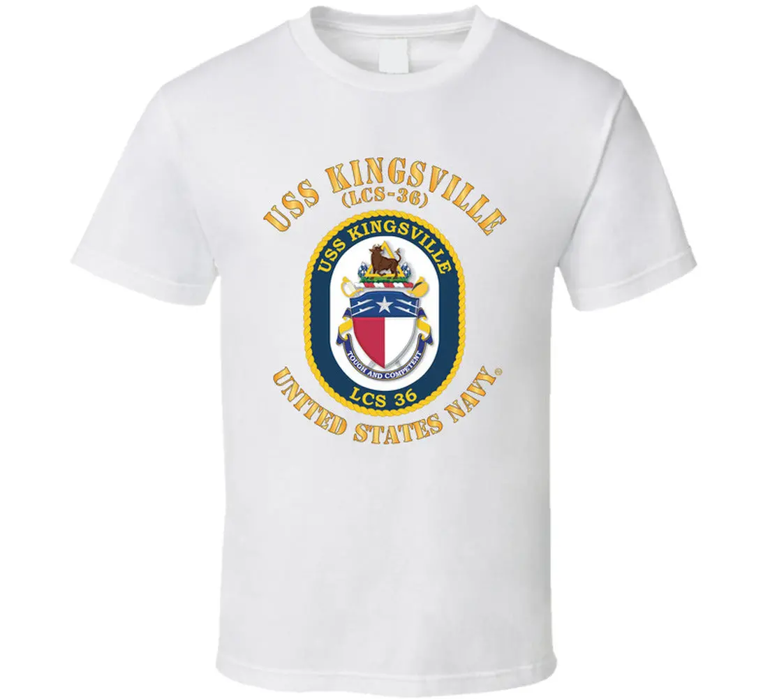 Navy - Uss Kingsville (Lcs-36) - T Shirt - Classic 3