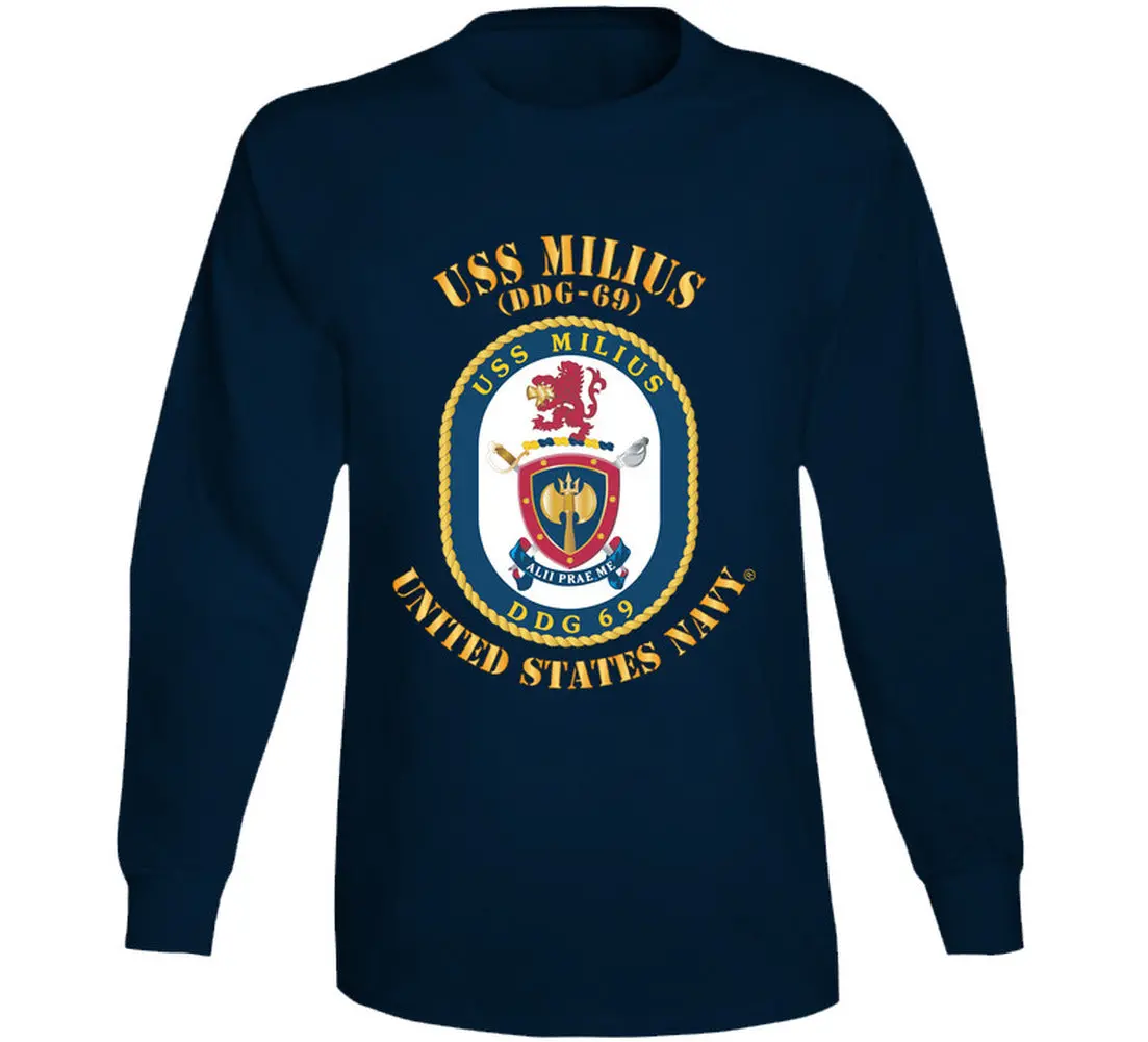 USS Milius DDG-69 Navy Commemorative T-Shirt - Image 12