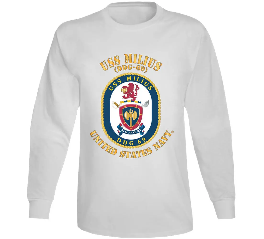 USS Milius DDG-69 Navy Commemorative T-Shirt - Image 11