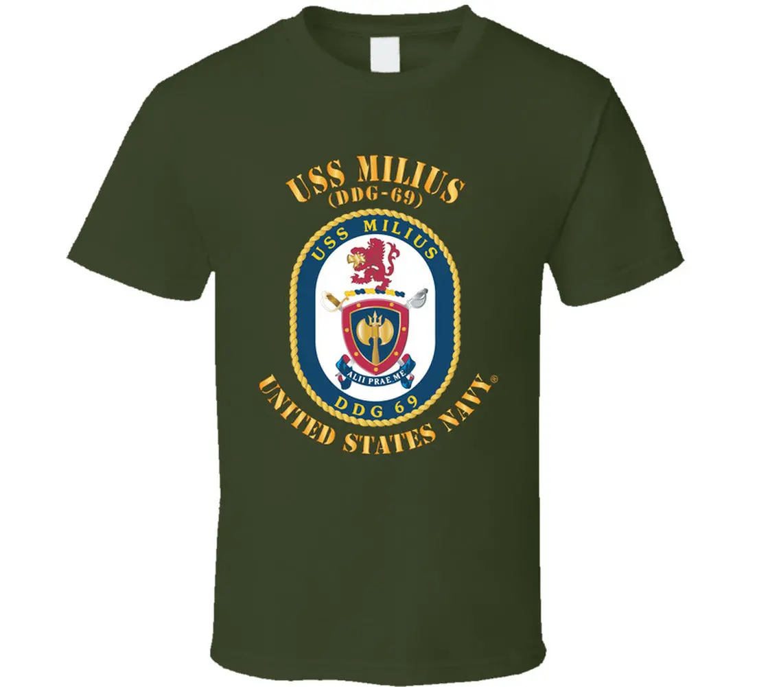 Navy - Uss Milius (Ddg-69) X 300 T Shirt 5
