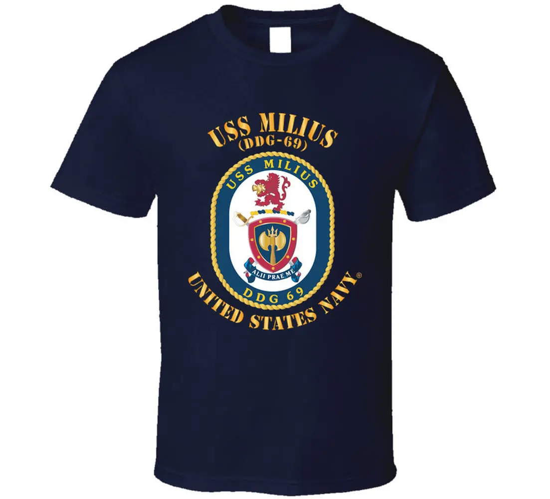 Navy - Uss Milius (Ddg-69) X 300 T Shirt 4