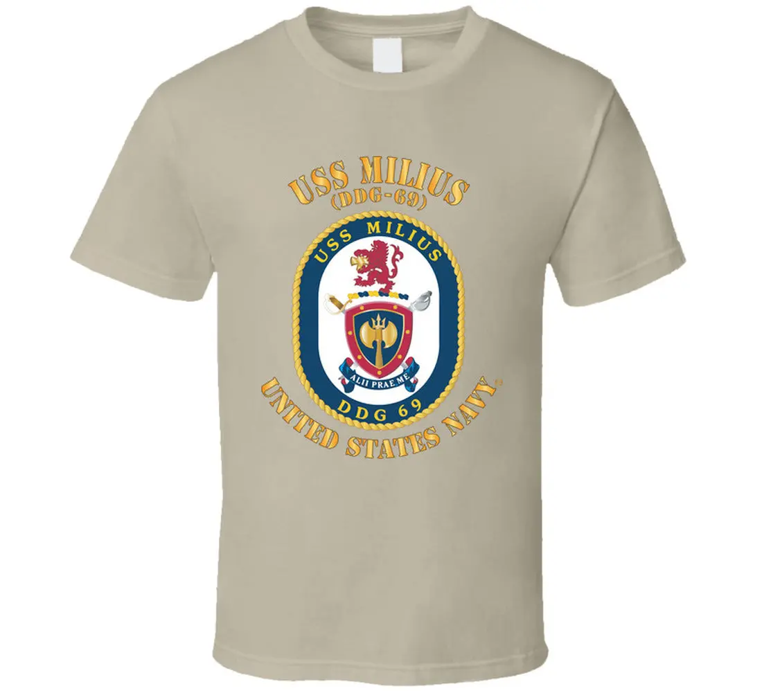Navy - Uss Milius (Ddg-69) X 300 T Shirt 6
