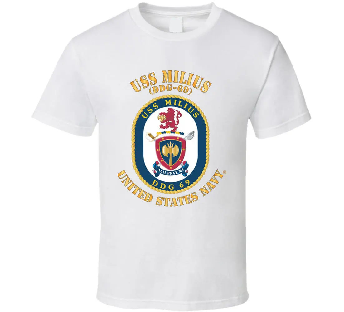 Navy - Uss Milius (Ddg-69) X 300 T Shirt 3