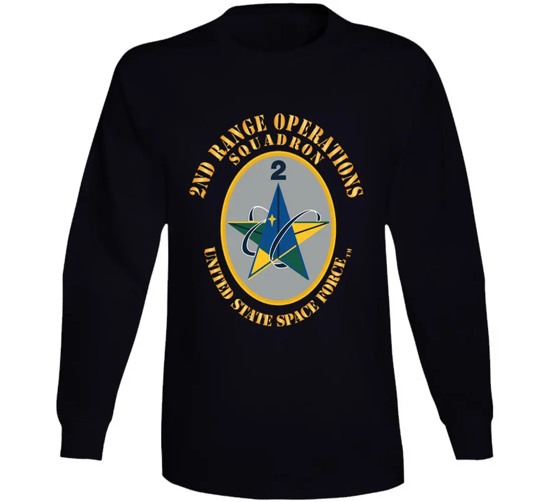 US Space Force 2nd Range Operations Squadron Long Sleeve T-Shirt