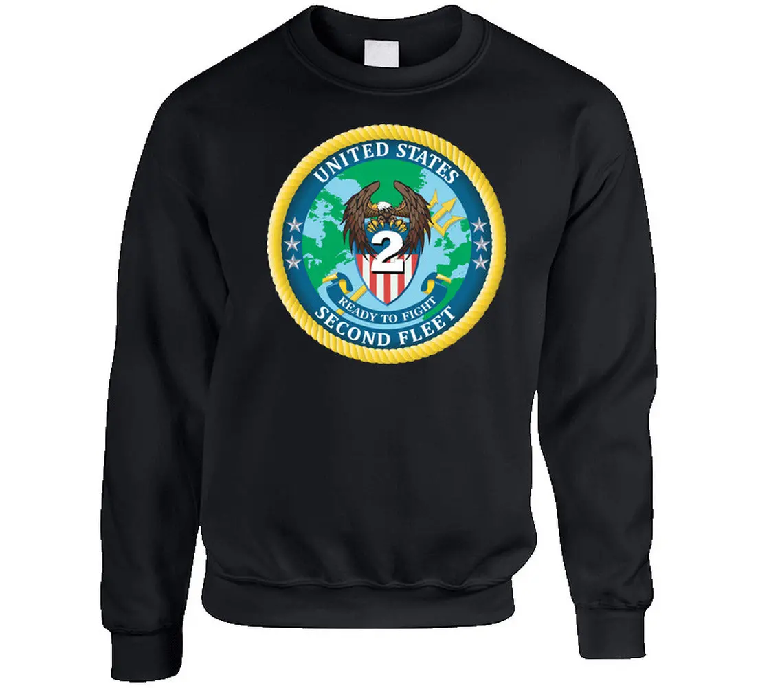 Navy - United States Second Fleet Wo Txt - Sweatshirt 1