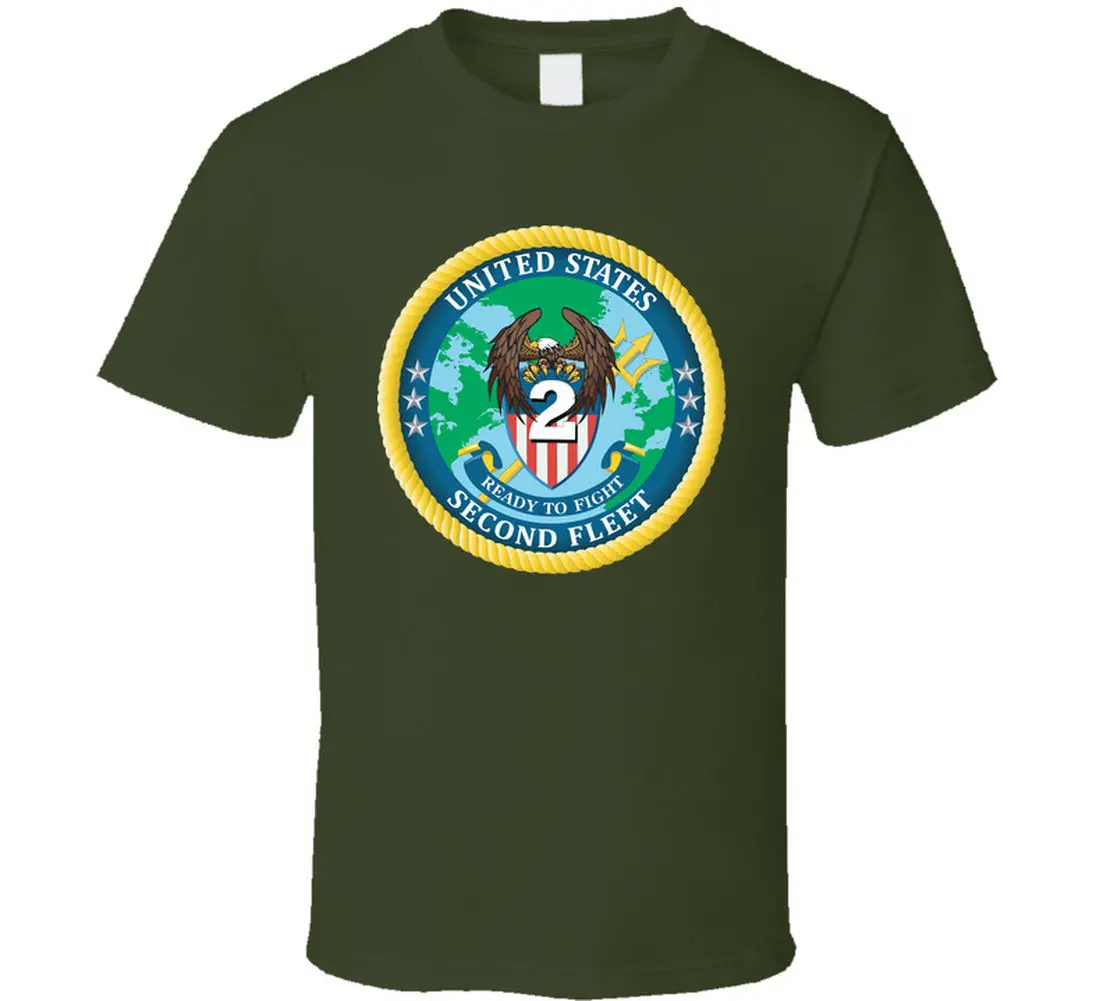 Navy - United States Second Fleet Wo Txt - T-Shirts - Classic 5