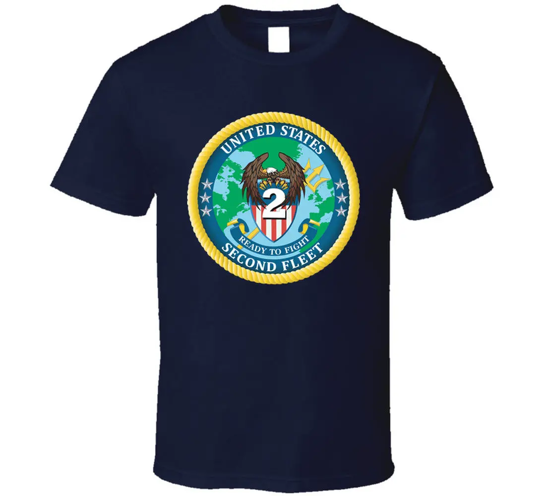 Navy - United States Second Fleet Wo Txt - T-Shirts - Classic 4