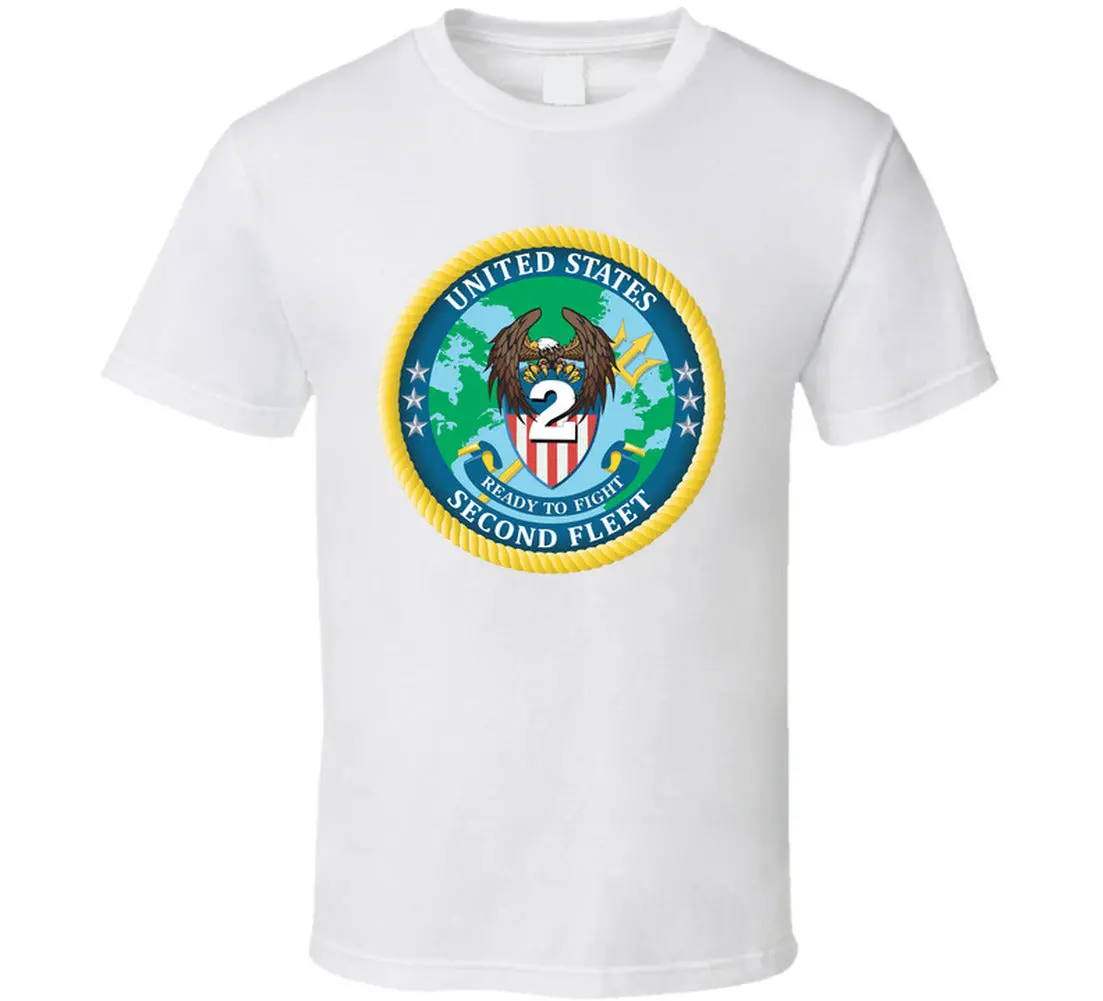 Navy - United States Second Fleet Wo Txt - T-Shirts - Classic 3