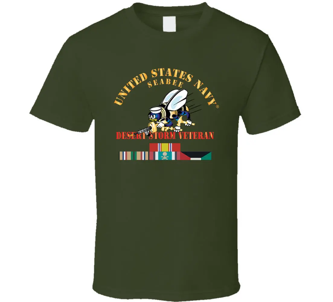 Navy - Seabee - Desert Storm Veteran X 300 T Shirt 5
