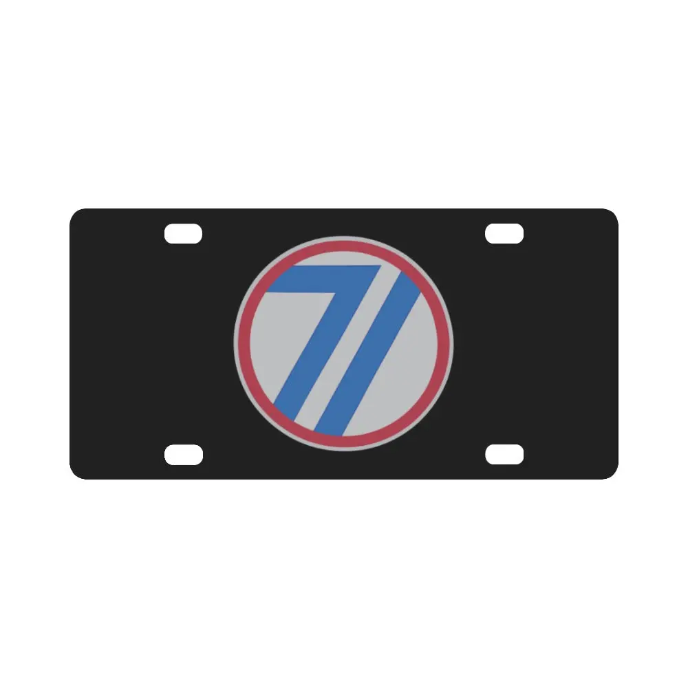 Ssi - 71St Infantry Division X 300 Classic License Plate 1