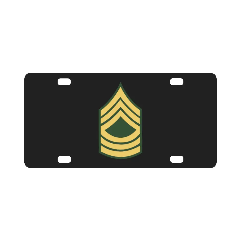 Army - Master Sergeant E-8 (Msg) X 300 Classic License Plate 1
