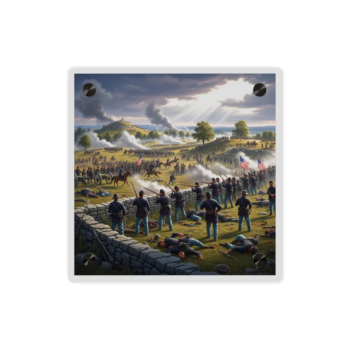 Acrylic Wall Art Panel - Battle Of Gettysburg 9