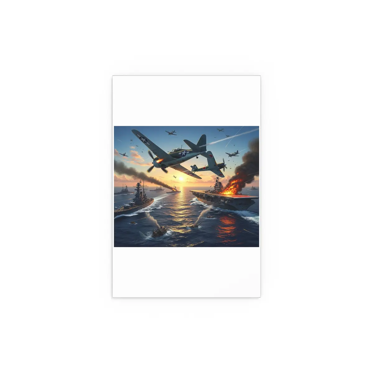 Indoor And Outdoor Silk Posters - Battle Of Midway 2