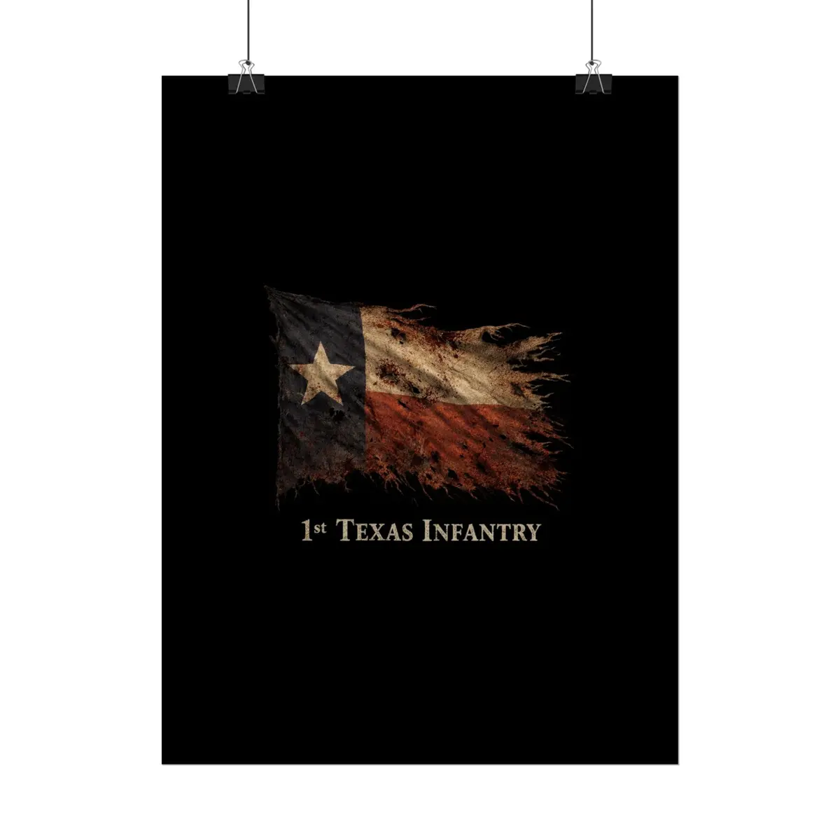 Rolled Posters - 1St Texas Infantry In The Cornfield - Tattered Texas Pride In Battle - Left 7