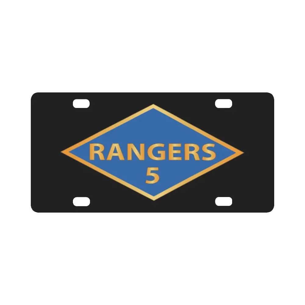 Ssi - 5Th Ranger Battalion - Ranger Diamond - Wwii X 300 Classic License Plate 1