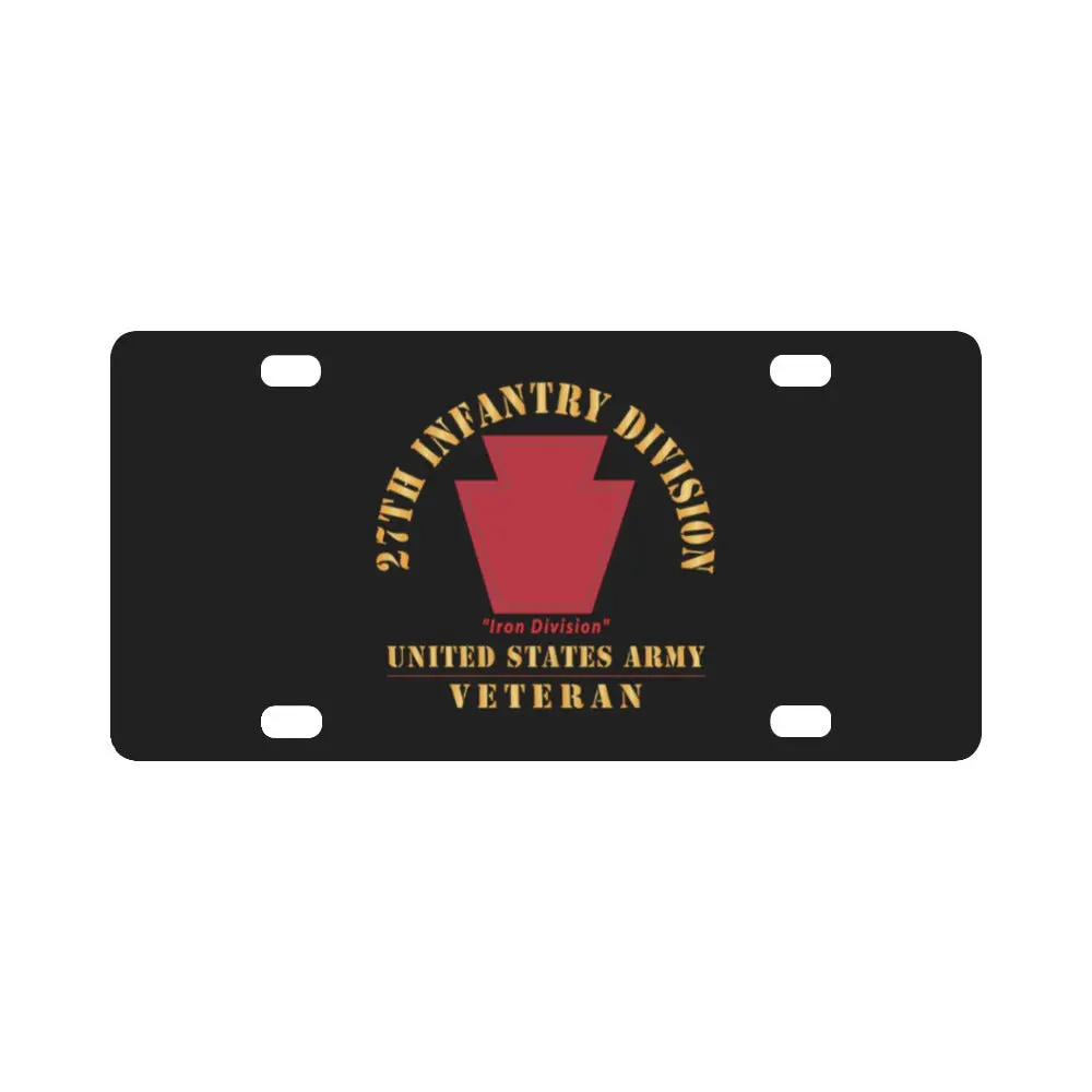 Army - Ssi - 28Th Infantry Division - Iron Division- Us Army Veteran X 300 Classic License Plate 1