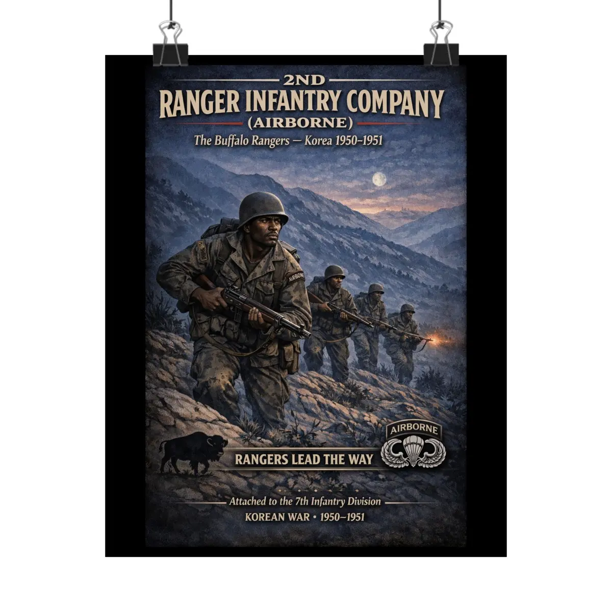 Matte Poster - 2Nd Ranger - Buffalo Rangers 1