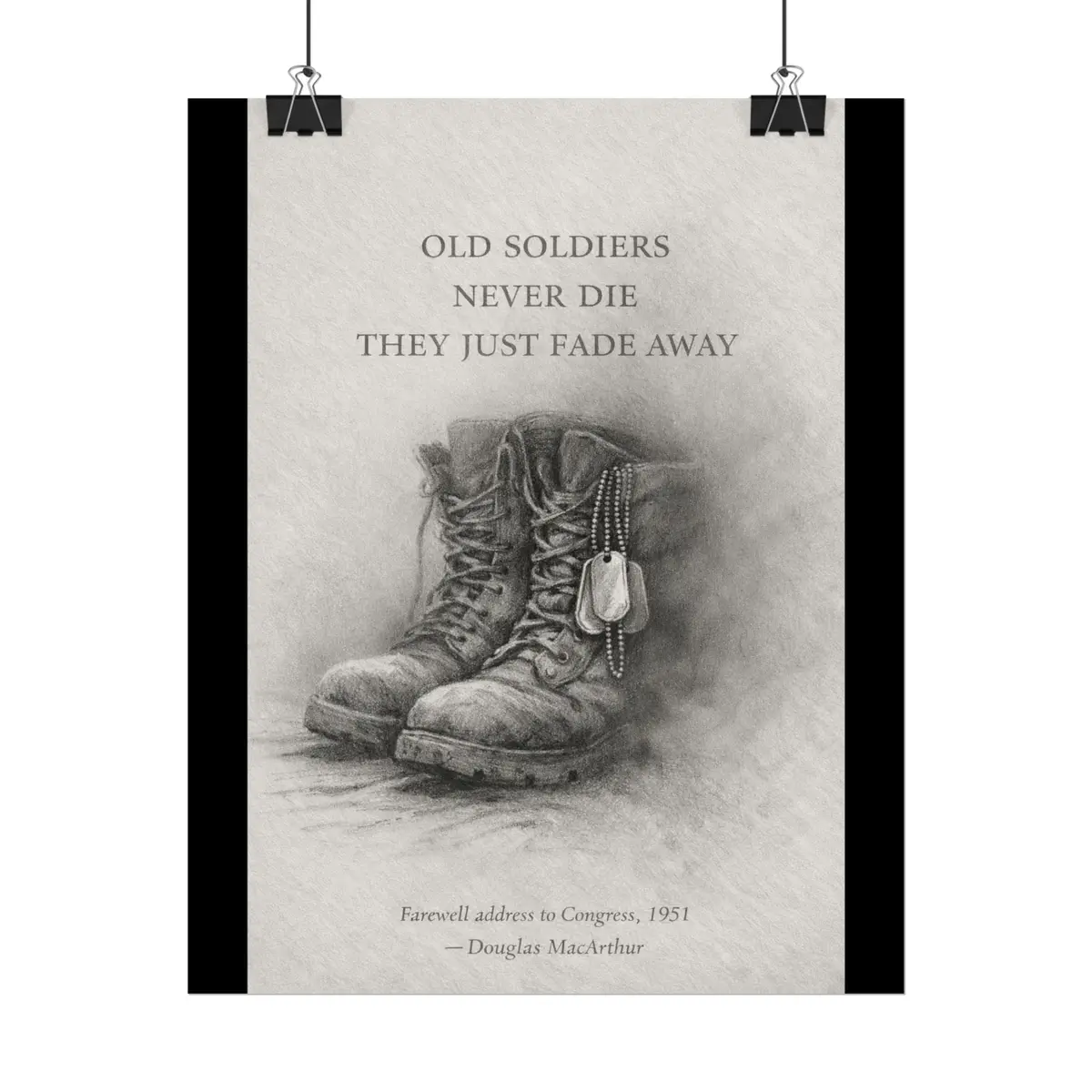 Posters - Old Soldiers Never Die 13