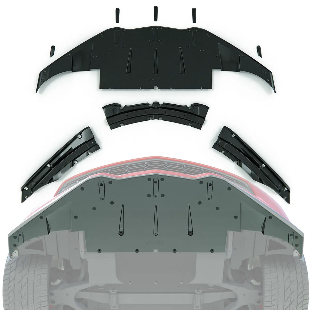 C7 Undertray For Acs Z06 Splitter 1