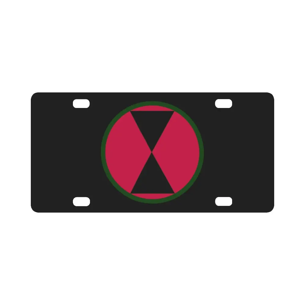 Ssi - 7Th Infantry Division Wo Txt X 300 Classic License Plate 1