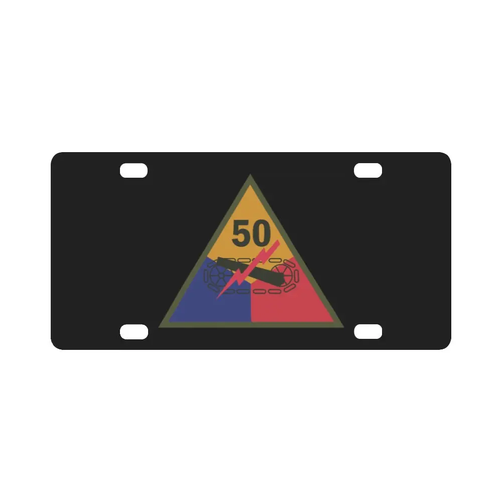 Ssi - 50Th Armored Division X 300 Classic License Plate 1