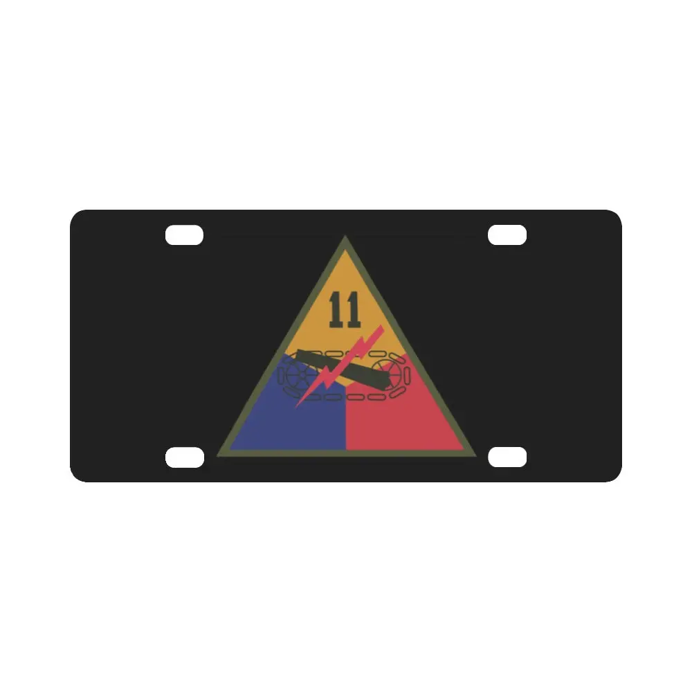Ssi - 11Th Armored Division X 300 Classic License Plate 1
