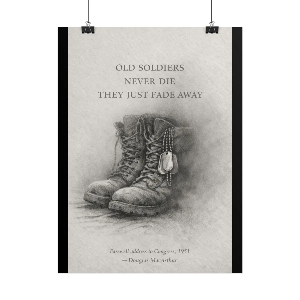 Posters - Old Soldiers Never Die 8