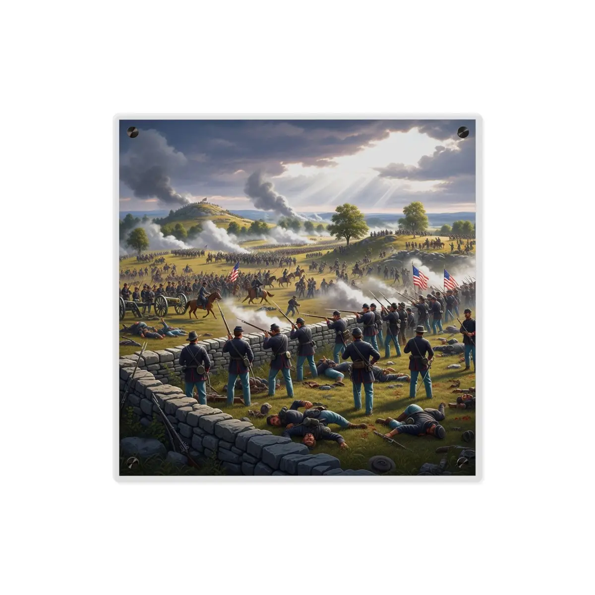 Acrylic Wall Art Panel - Battle Of Gettysburg 11