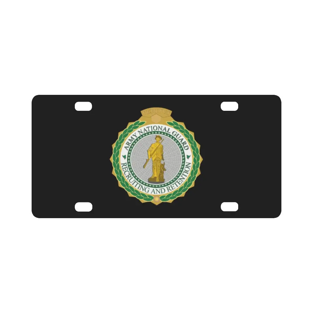 Badge - Army National Guard Retention - Recruiting Badge - Master Wo Text X 300 Classic License Plate 1