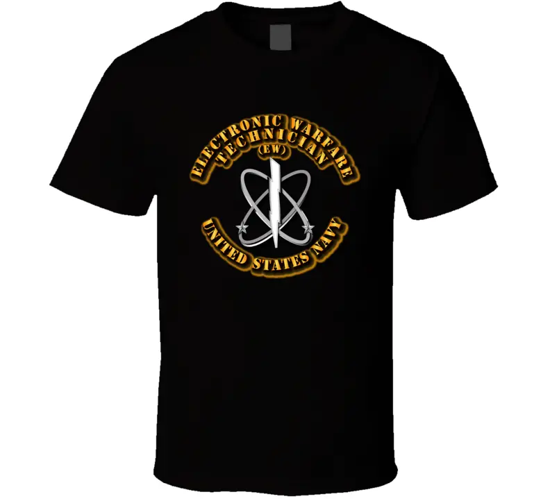 Navy - Rate - Electronic Warfare Technician T Shirt 1