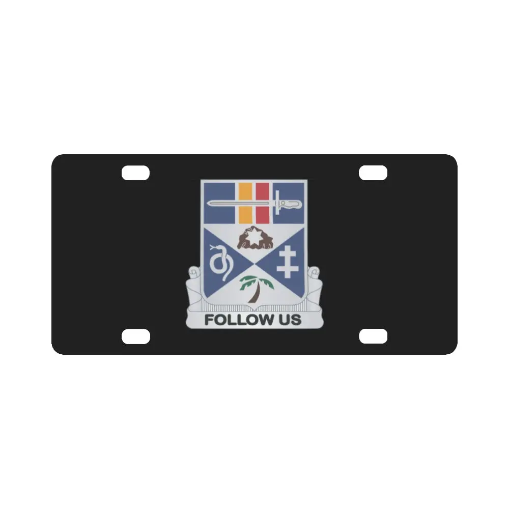 293Rd Infantry Regiment - Dui Wo Txt X 300 Classic License Plate 1