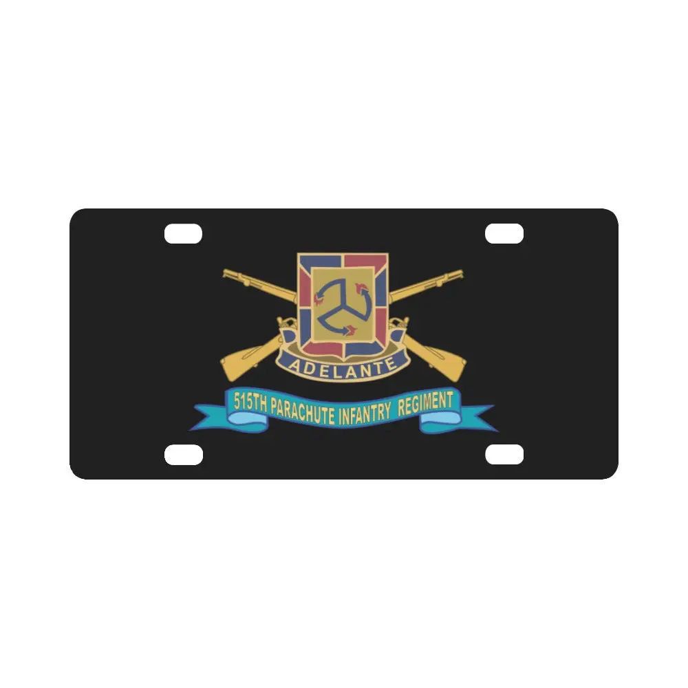 Army - 51Th Parachute Infantry Regiment - Dui W Br - Ribbon X 300 Classic License Plate 1