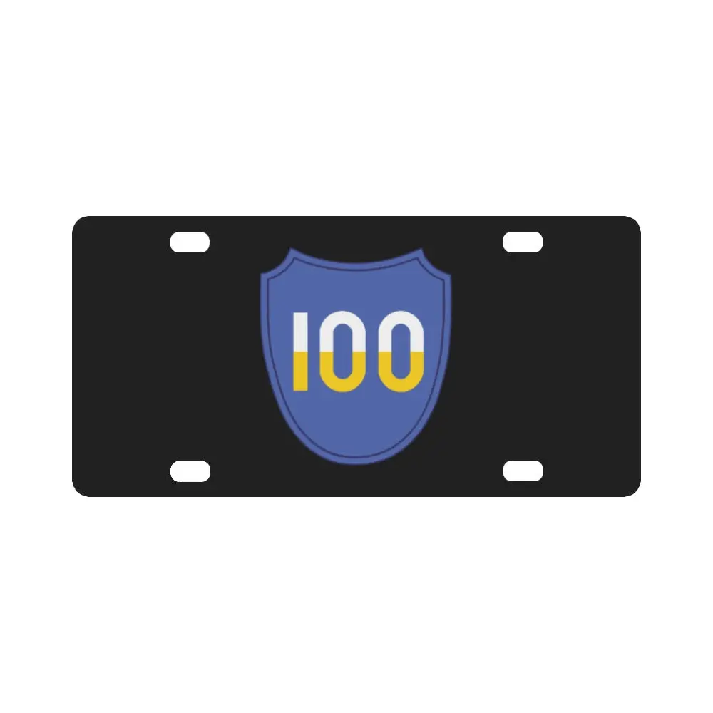 Ssi - 100Th Infantry Division X 300 Classic License Plate 1