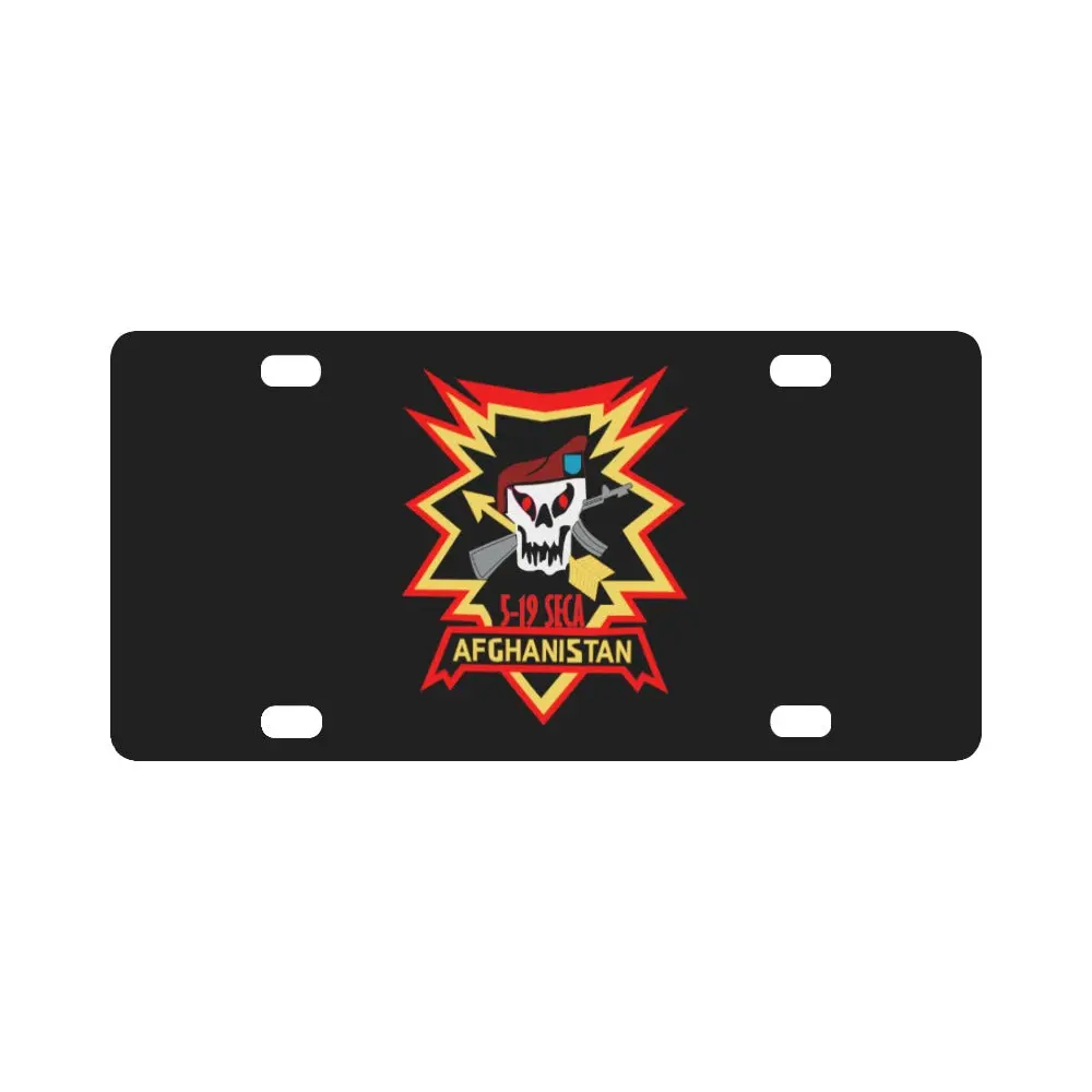 Sof - 5Th Bn 19Th Sfg - Afghanistan Classic License Plate 1