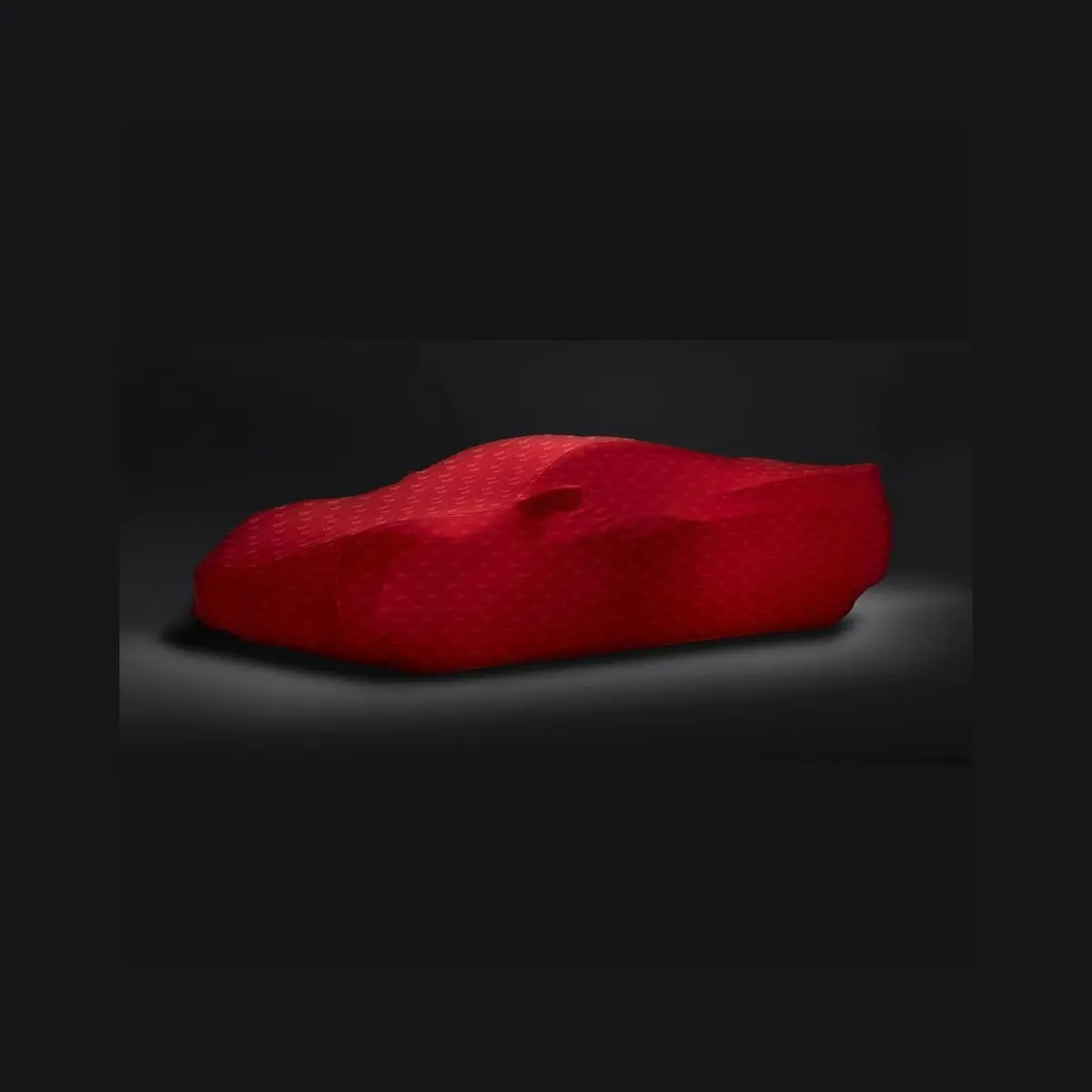 C8 Stingray Car Cover Red 1