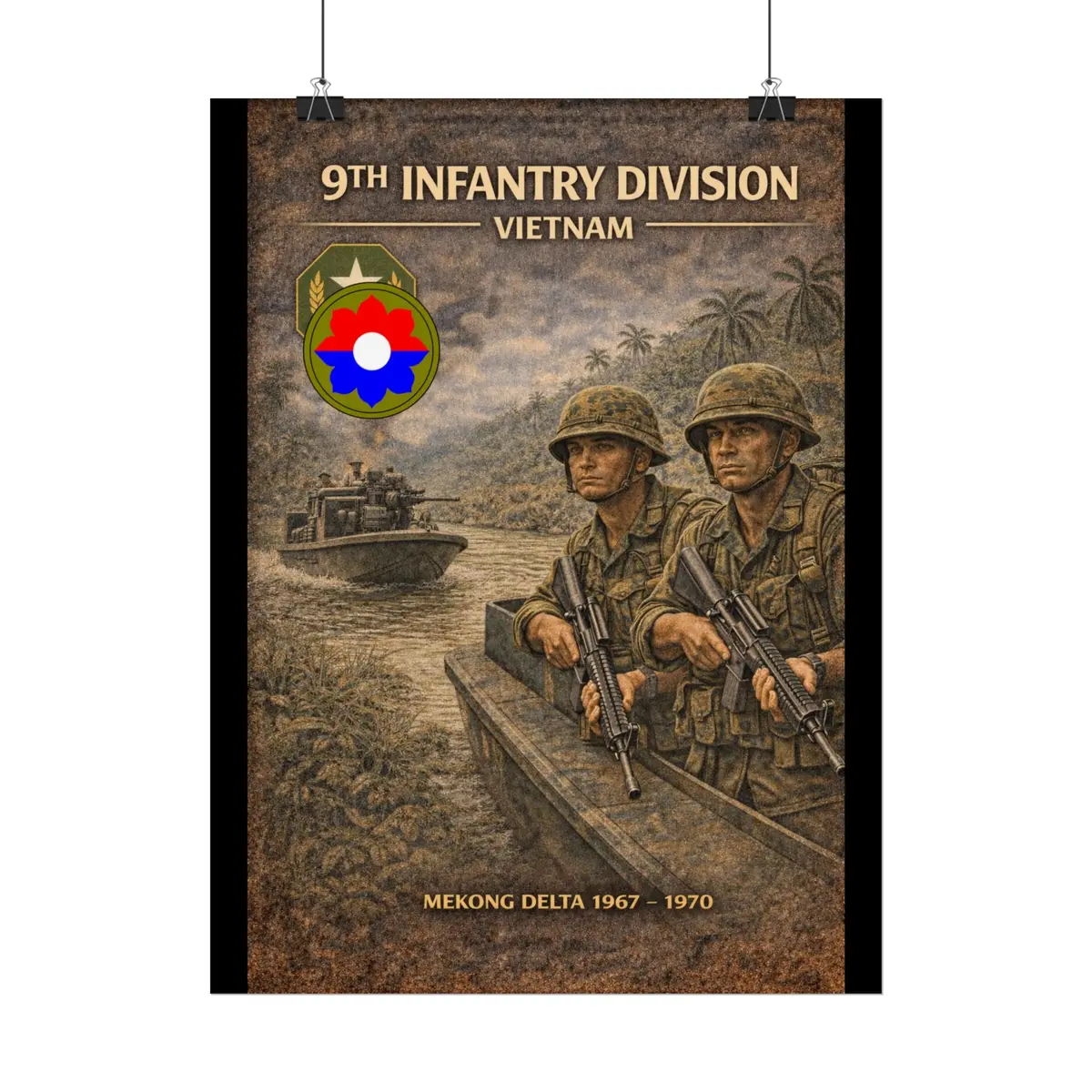 Rolled Posters - 9Th Infantry Division In Vietnam 7