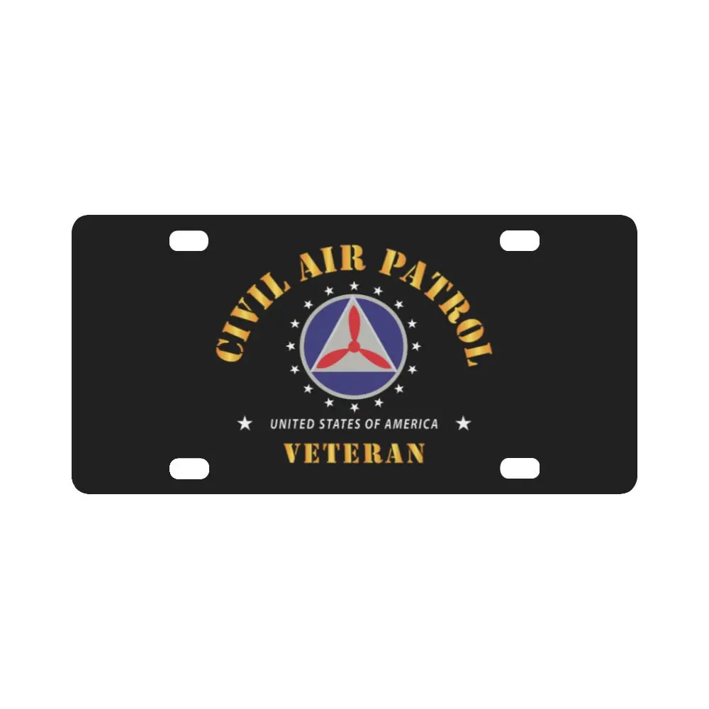 Cap - Civil Air Patrol - Veteran X 300 Classic License Plate 1