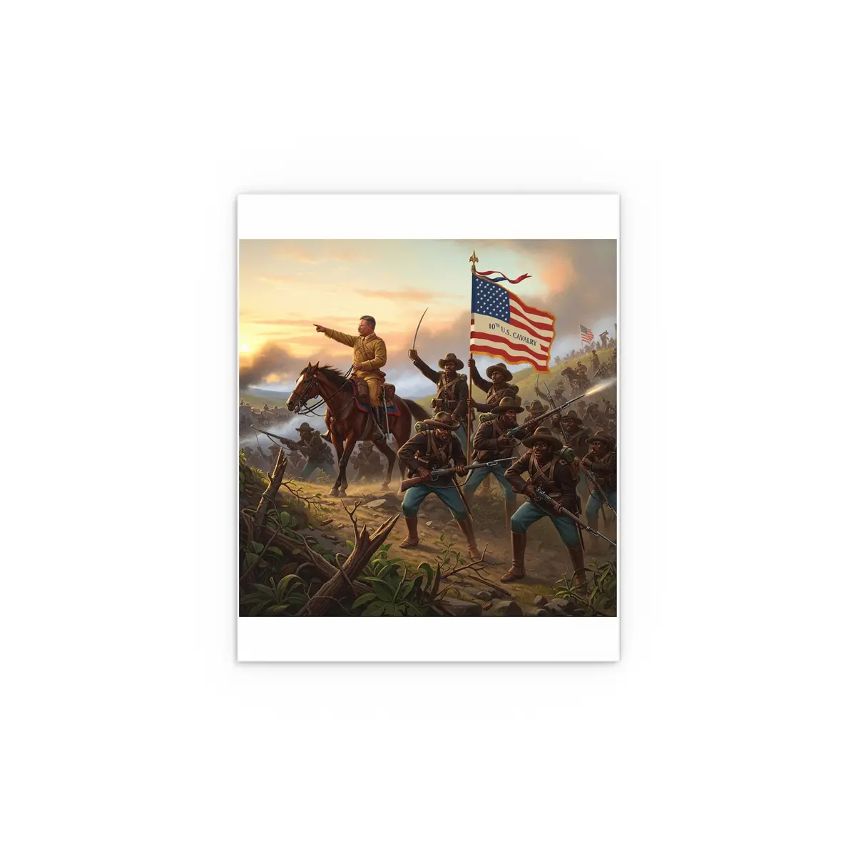 Indoor And Outdoor Silk Posters - Charge Up Janjuan Hill 7