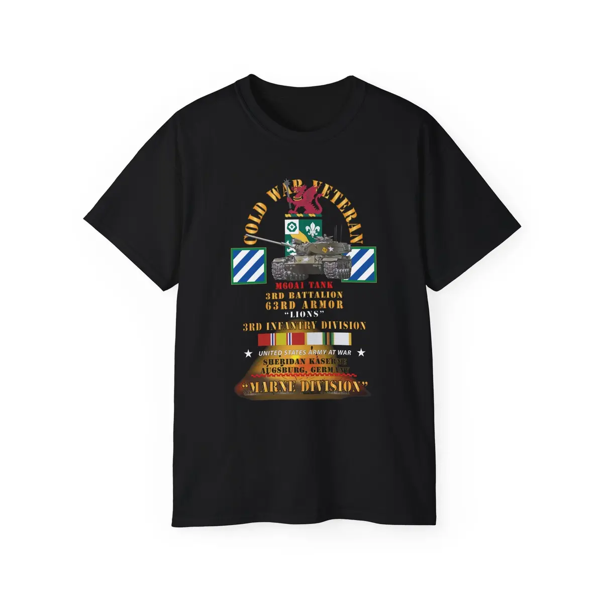Wwii Veteran Unit Tribute Tee — 3Rd Infantry Division Tank & Honor Design - Front & Back 4