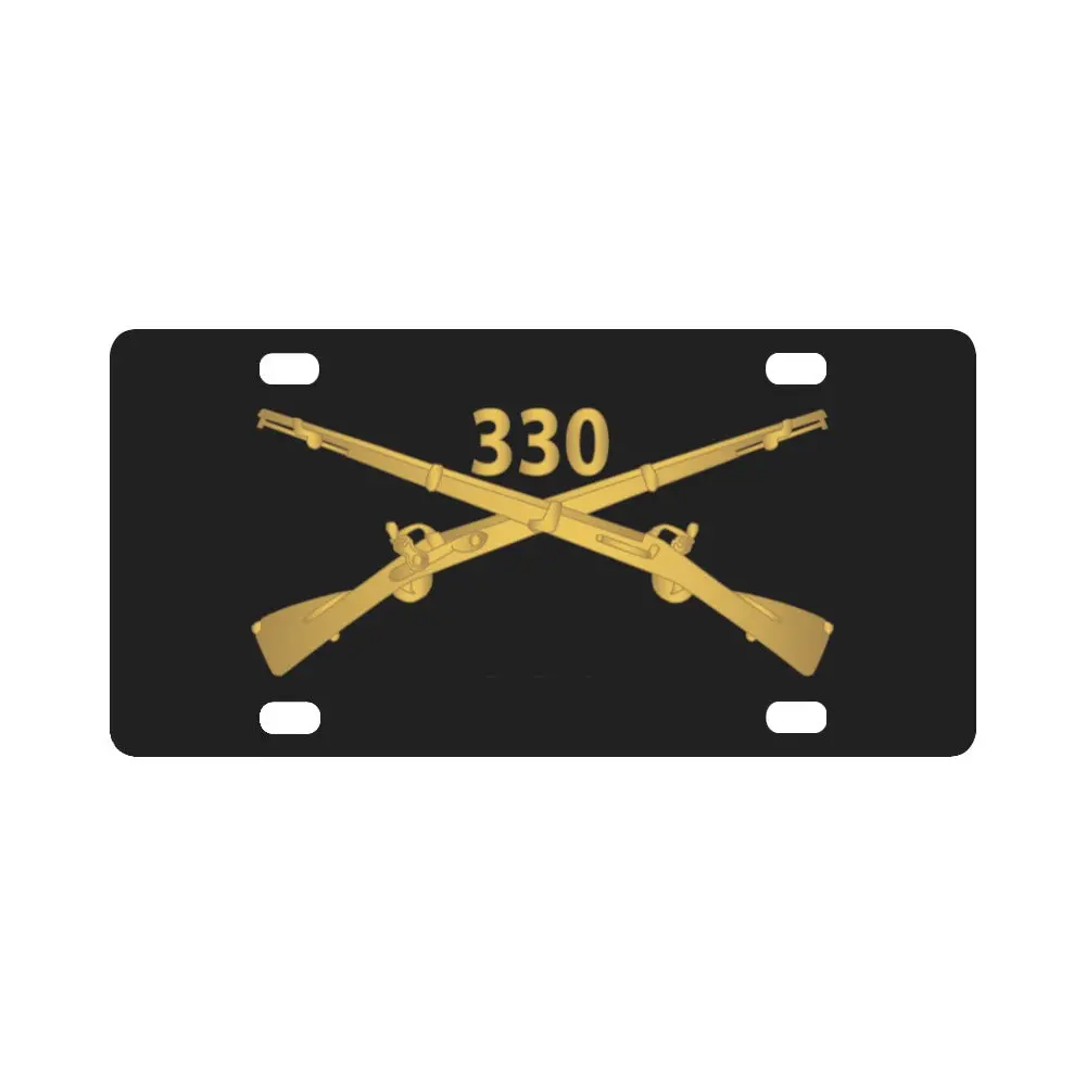 Army - 330Th Infantry Regiment - Branch Wo Txt X 300 Classic License Plate 1