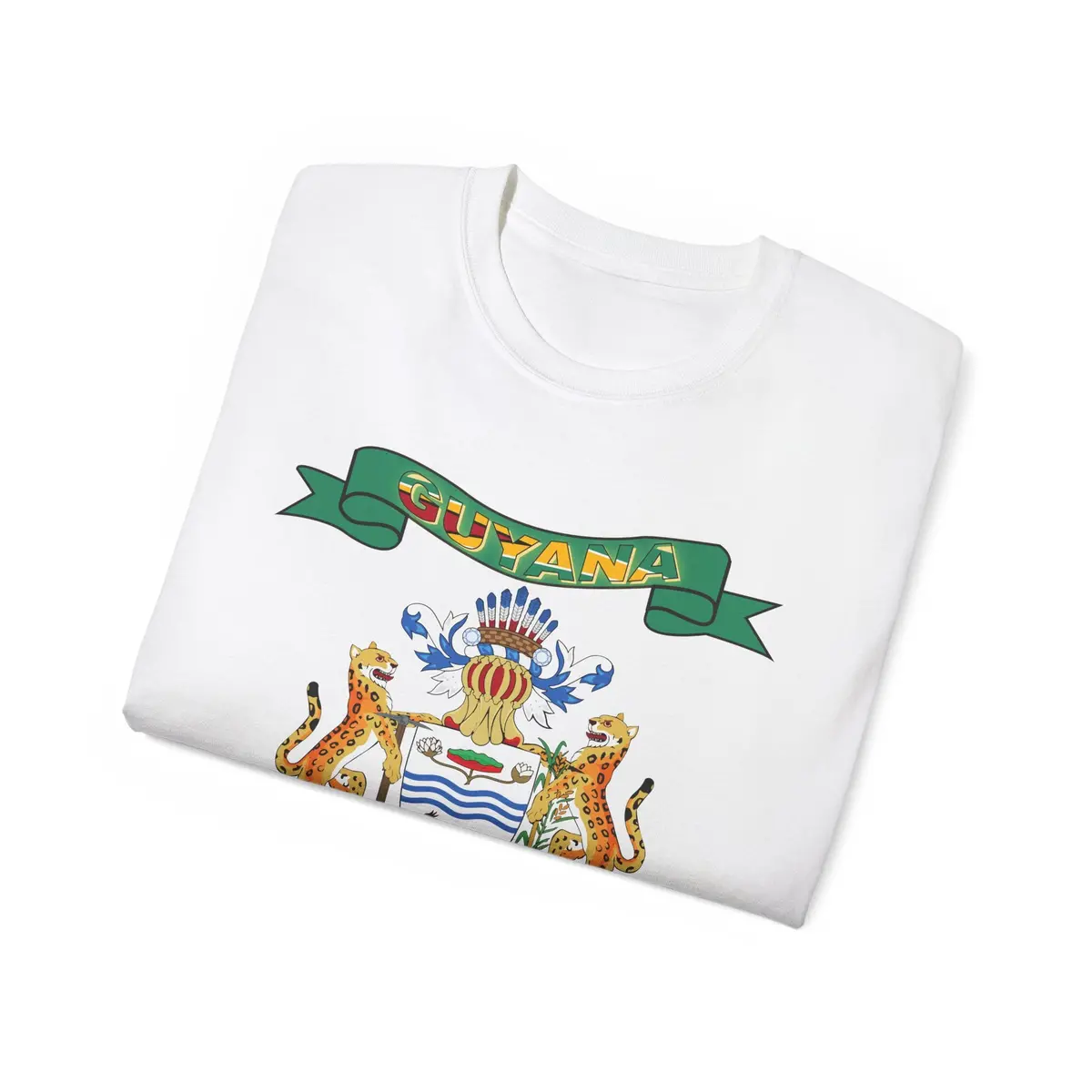 Unisex Ultra Cotton Tee - Coa - Coat Of Arms Of Guyana - Coat Of Arms X 300 10