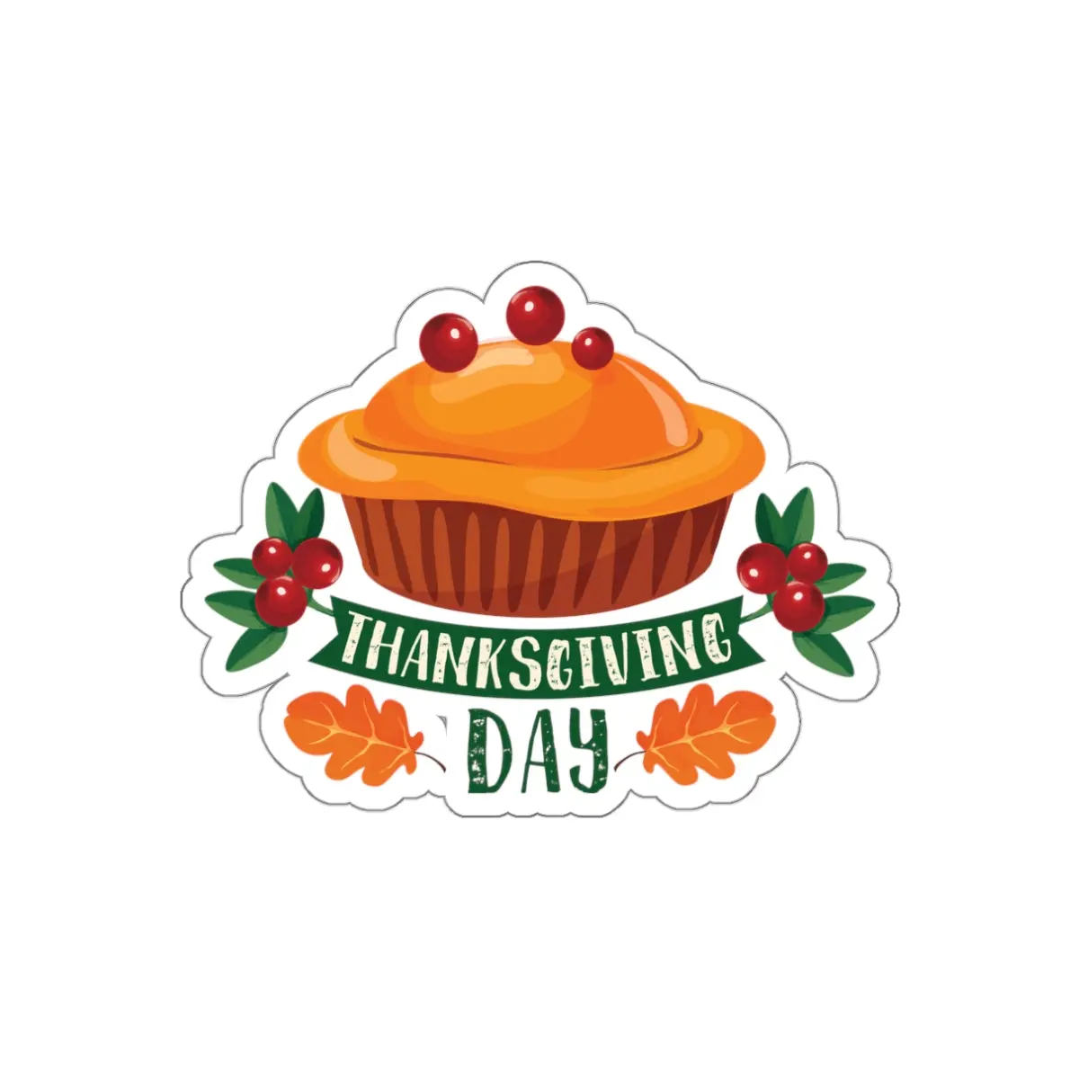 Die-Cut Stickers - Thanksgiving Day - Pie 2