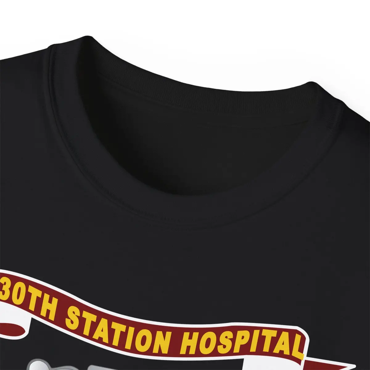Unisex Ultra Cotton Tee - Army - 130Th Station Hospital - Ribbon - Dui X 300 8