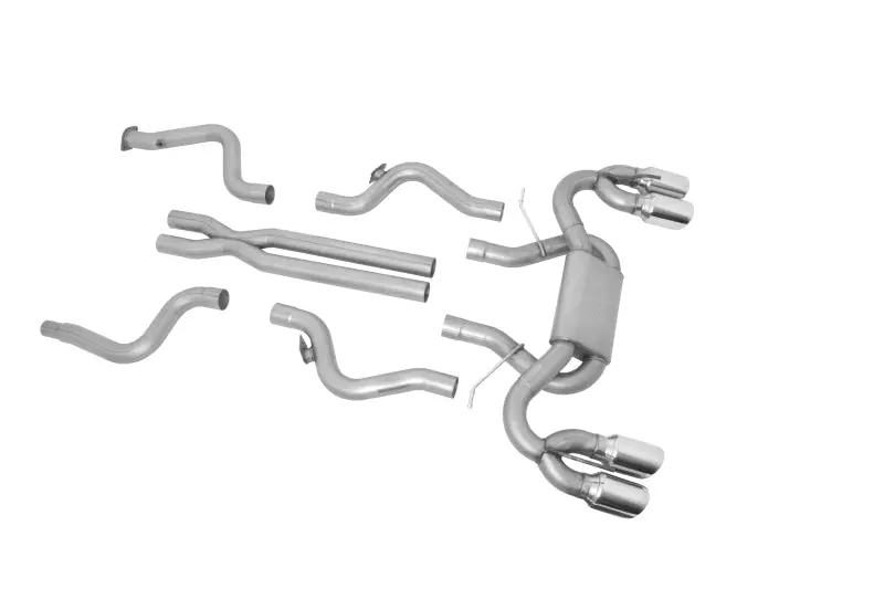 Gibson Stainless Steel Cat-Back Dual Exhaust System For 2017–2019 Chevrolet Camaro Zl1 (6.2L) 1