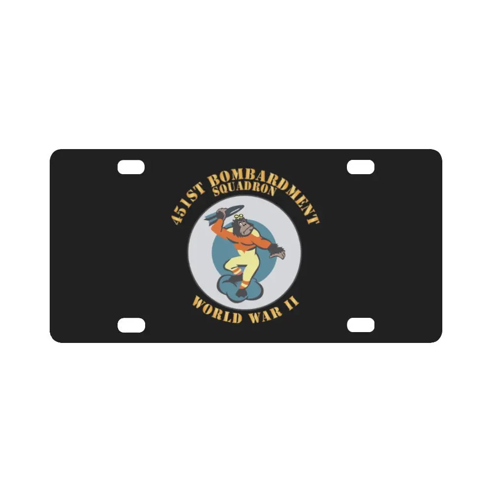 Aac - 451St Bombardment Squadron - Wwii X 300 Classic License Plate 1