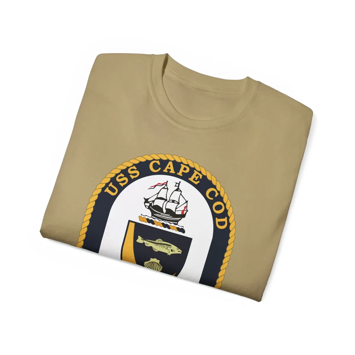 Unisex Ultra Cotton Tee - Navy - Uss Cape Cod (Ad 43) Wo Txt X 300 28